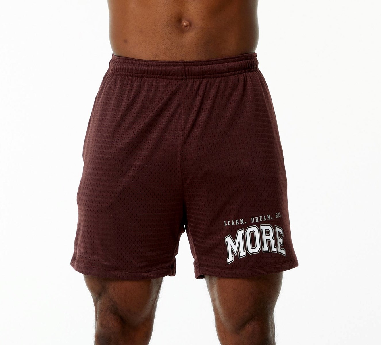 Burgundy Alphalete Luxury Lined 4-Way Stretch Mesh Short | OZQWMY304