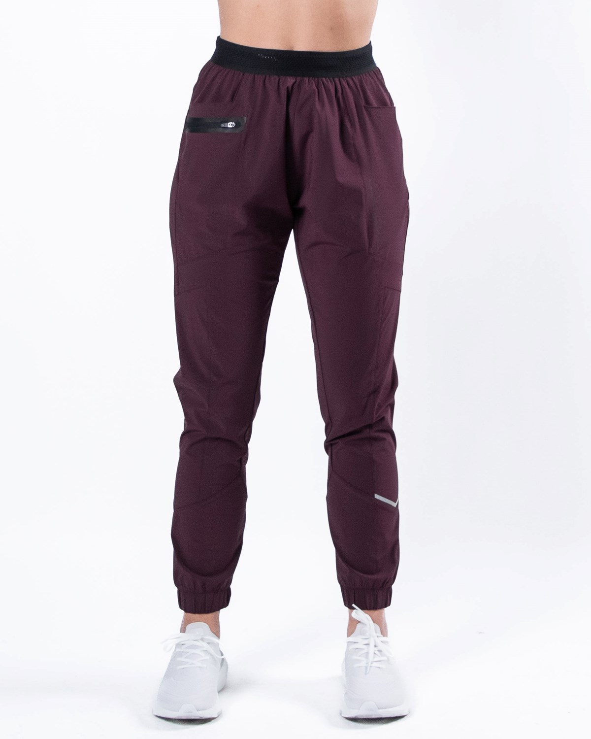 Burgundy Alphalete Woven 4-Way Stretch 28\