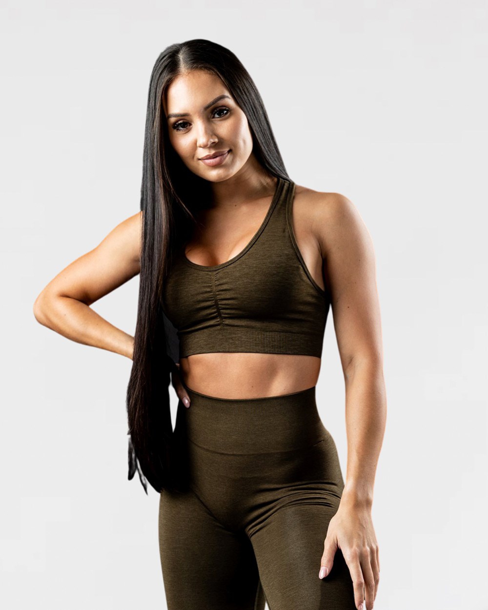 Canteen Alphalete High-Impact Seamless Sports Bra | HJWTFQ019