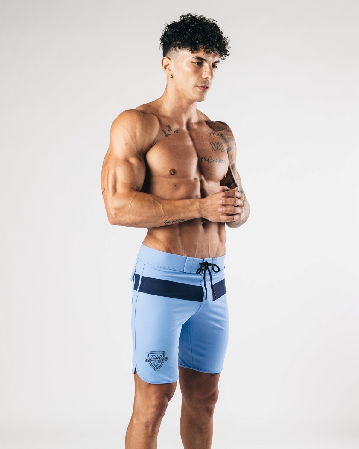 Carolina Blue Alphalete Competition Board Short | MXKESN503