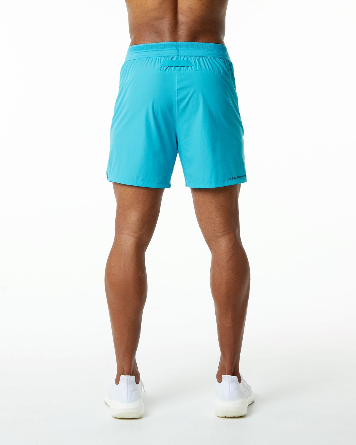 Cayman Blue Alphalete Woven Training Short | ZASYIV845