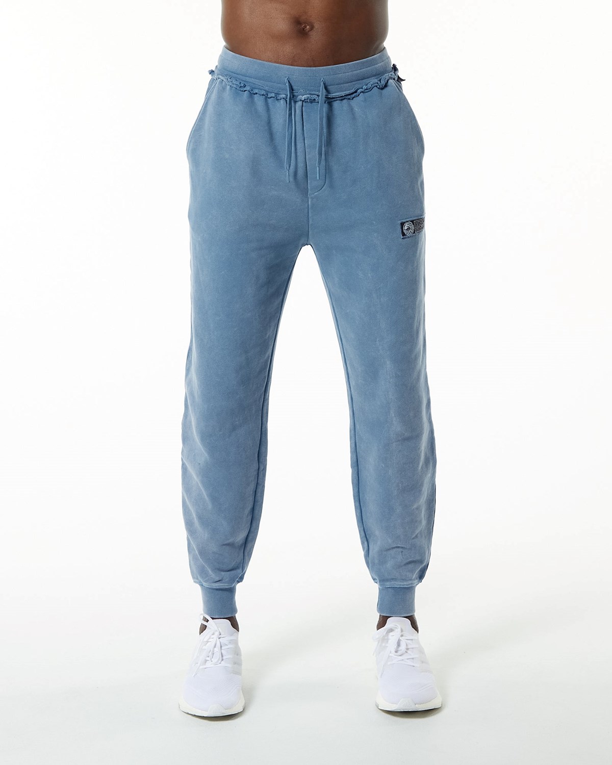 Celestial Blue Alphalete Heavyweight Washed Terry Jogger | YCHPMR405