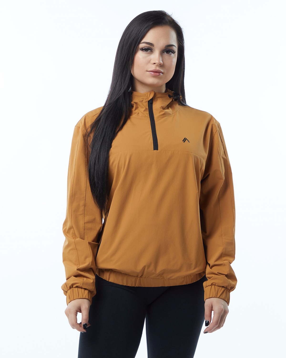 Chestnut Alphalete Woven Performance Jacket | COFKNT872