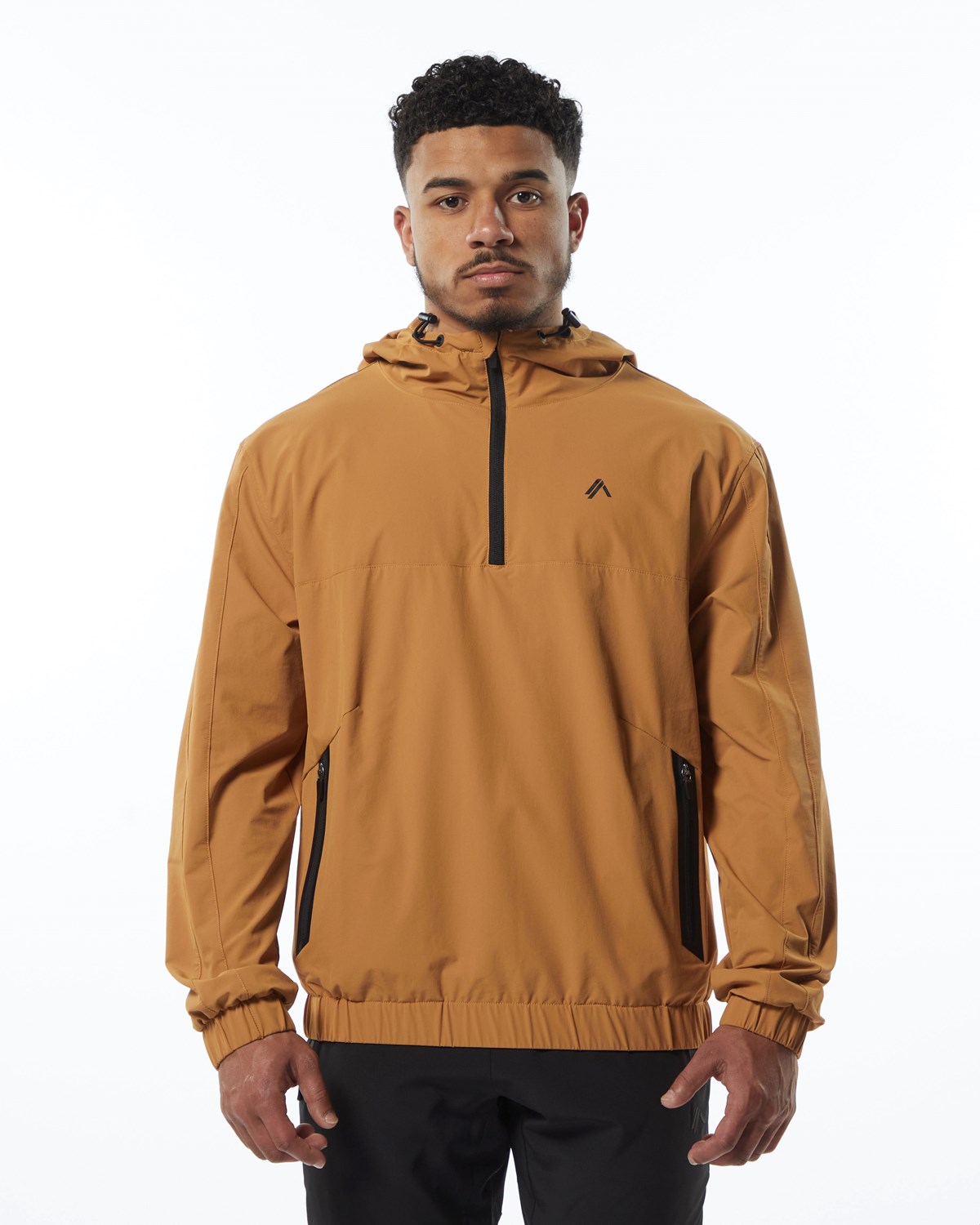 Chestnut Alphalete Woven Performance Jacket | ZJPHWF753