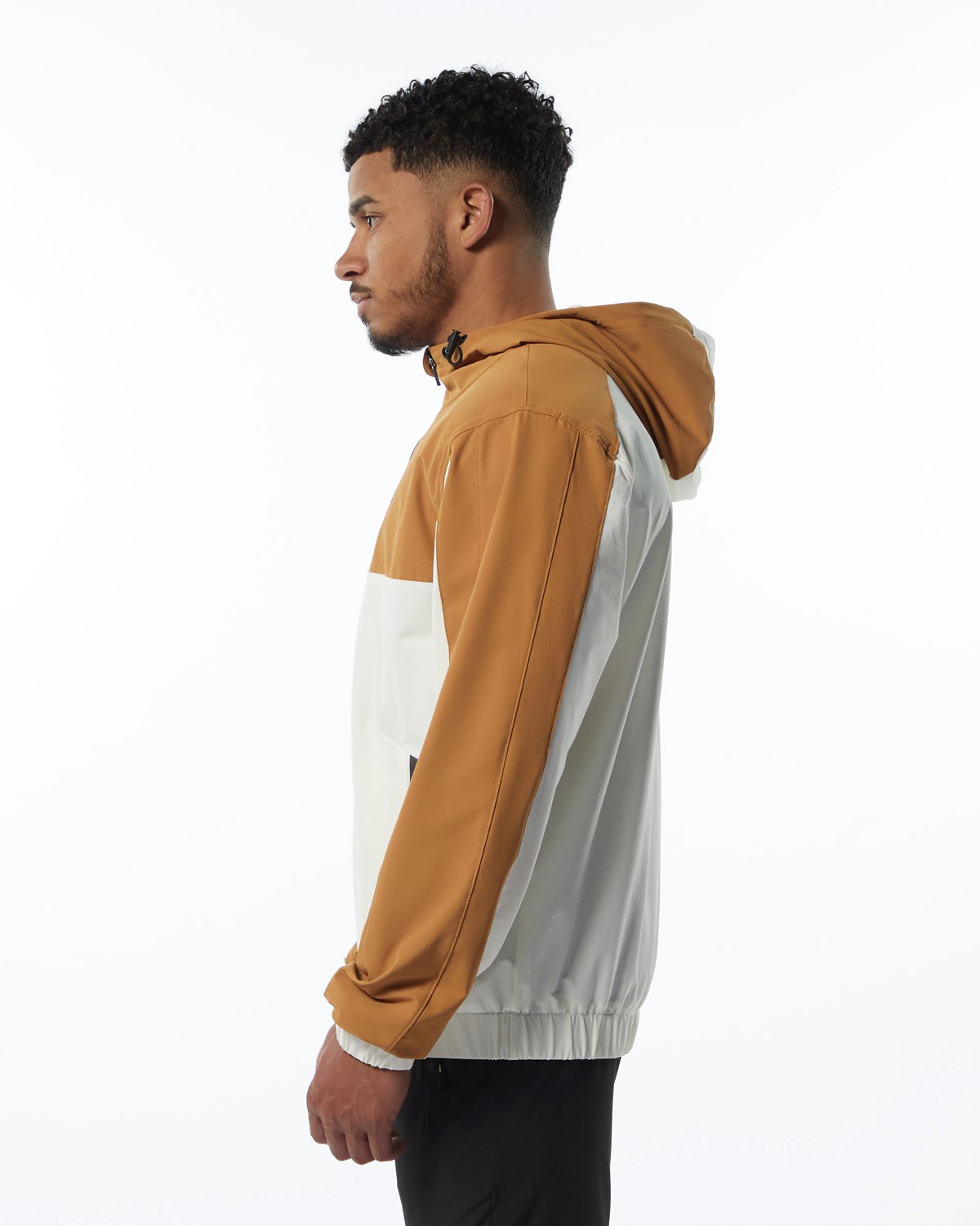 Chestnut Cream Alphalete Woven Performance Jacket | YLKOAU016