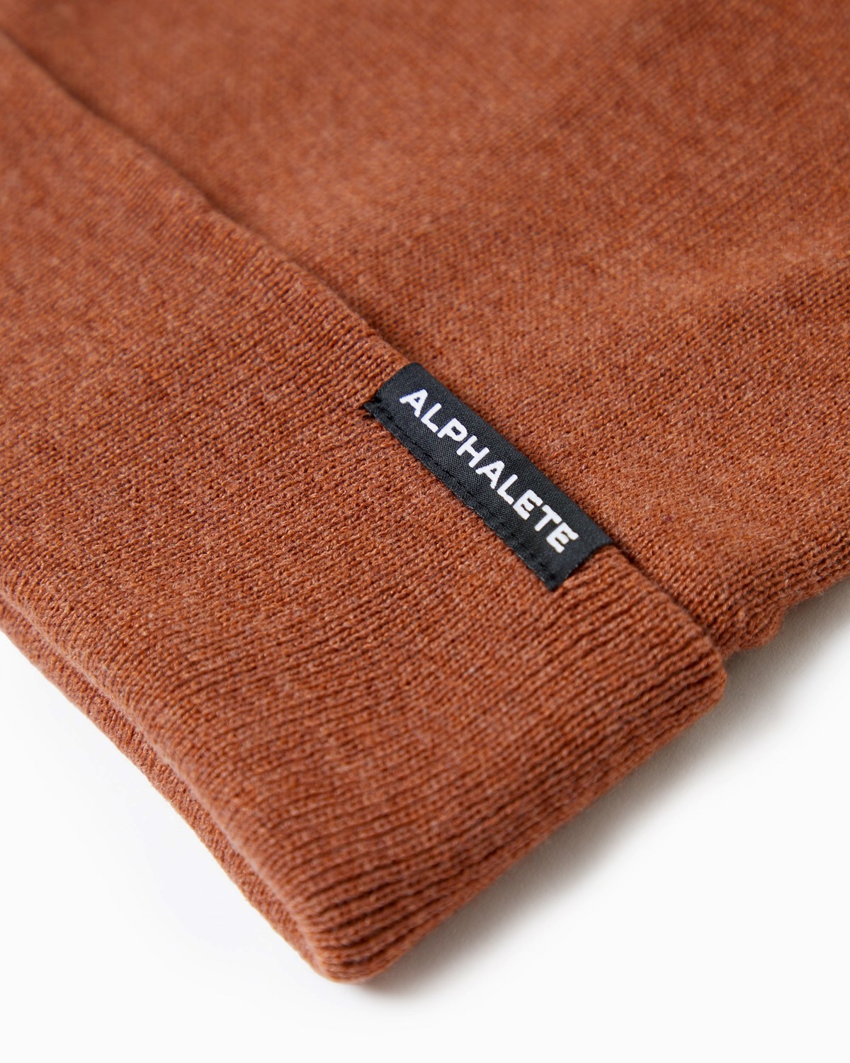 Clay Alphalete Cotton Knit Beanie | EPNTFB961