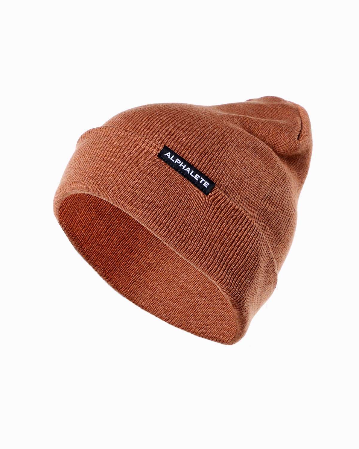 Clay Alphalete Cotton Knit Beanie | EPNTFB961