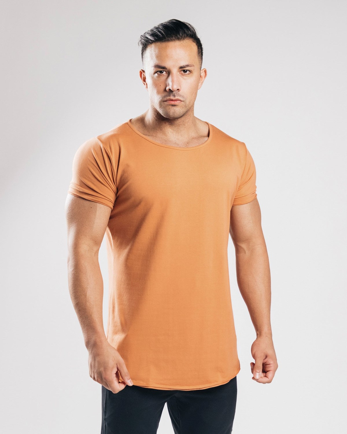 Clay Alphalete Fitted Short Sleeve | DCMPEA362