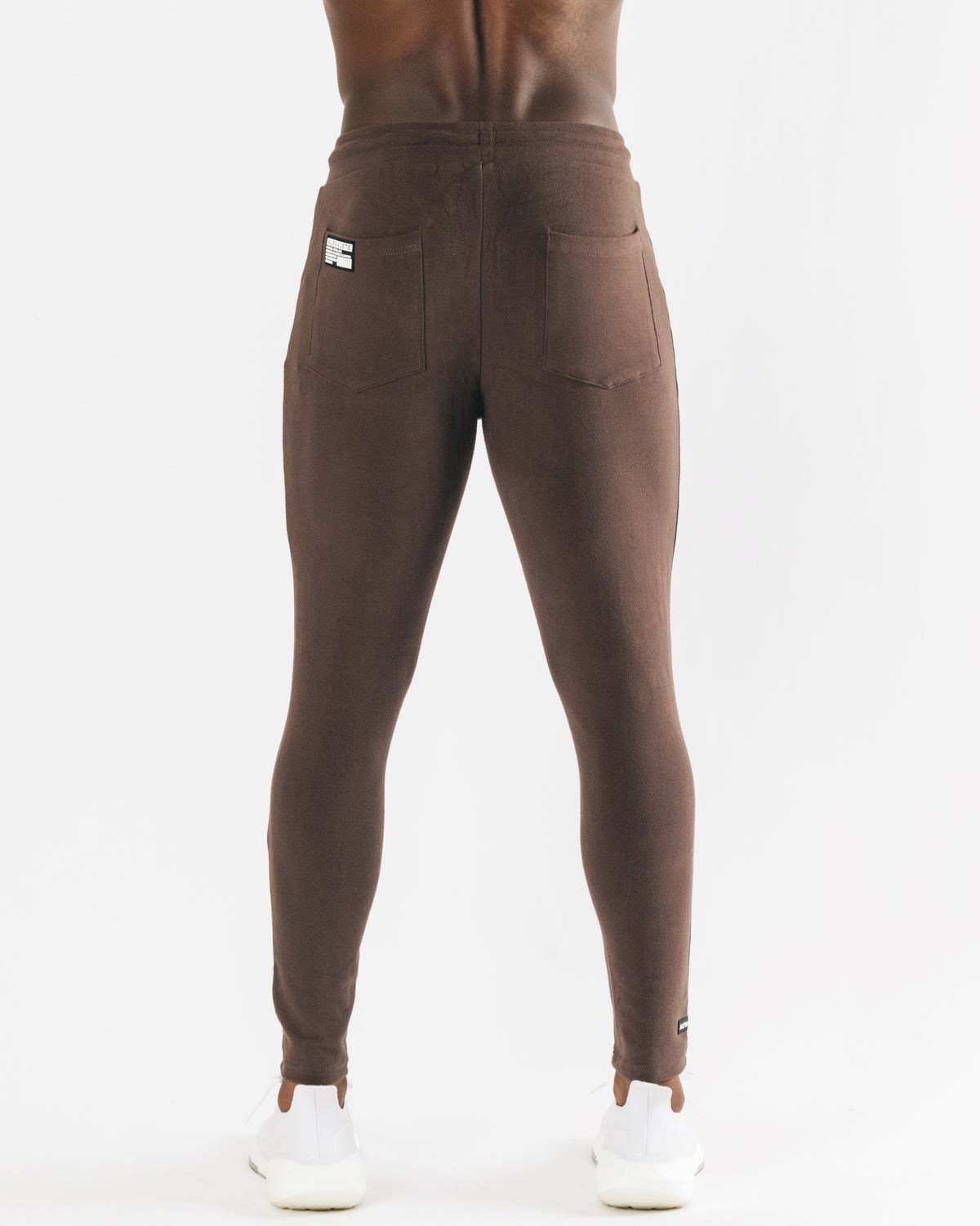 Cocoa Alphalete Fitted Single-Brushed 30