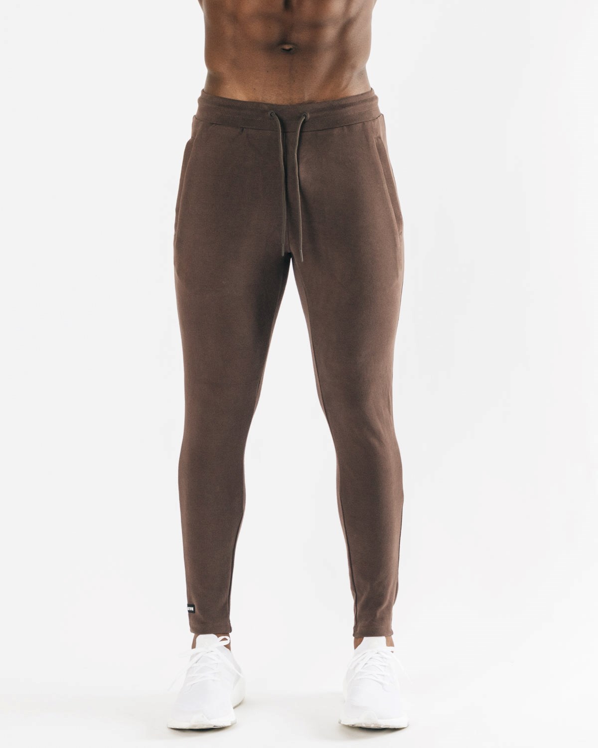 Cocoa Alphalete Fitted Single-Brushed 30\