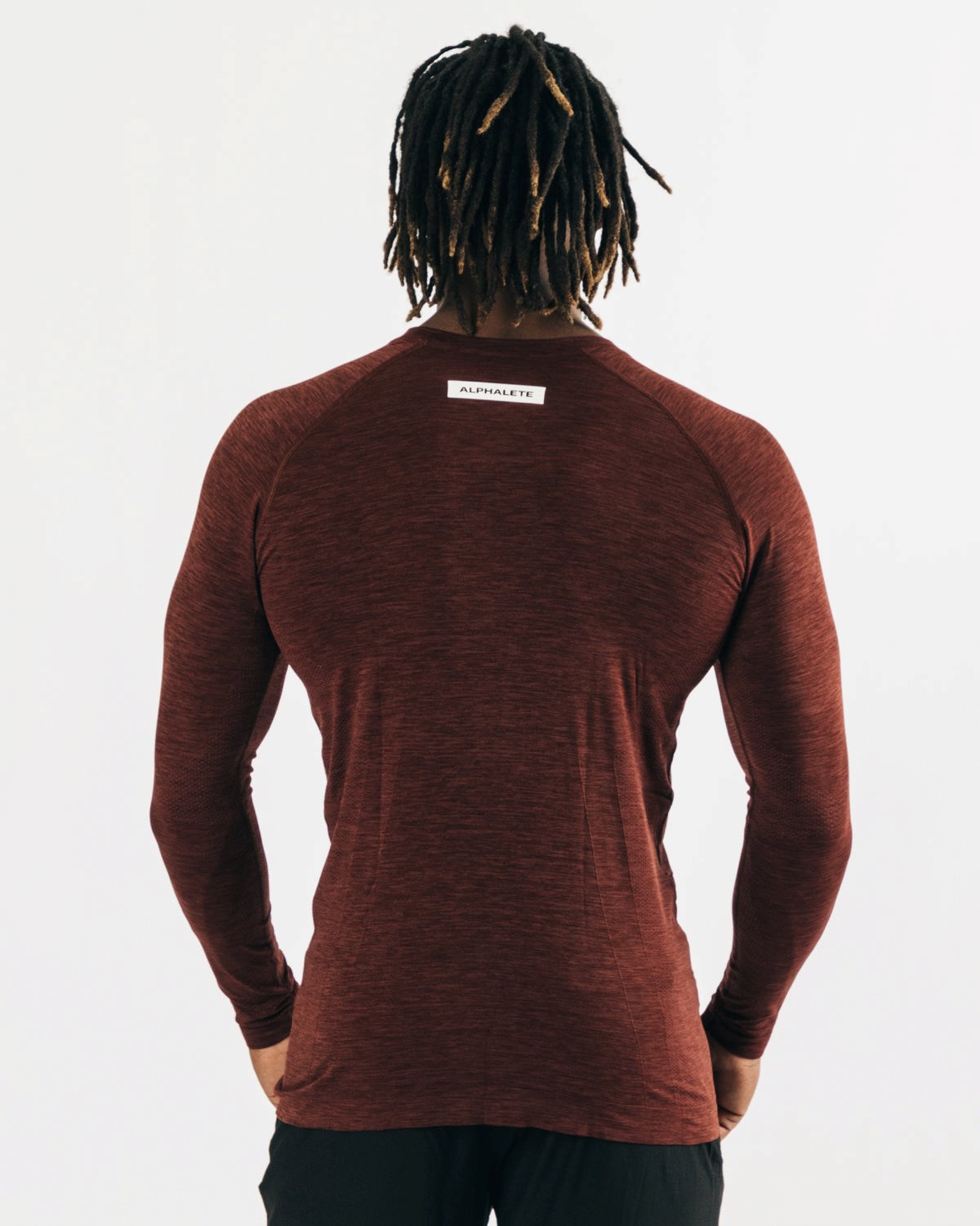 Copper Alphalete High Performance Seamless Long Sleeve Tee | MDSTKW310