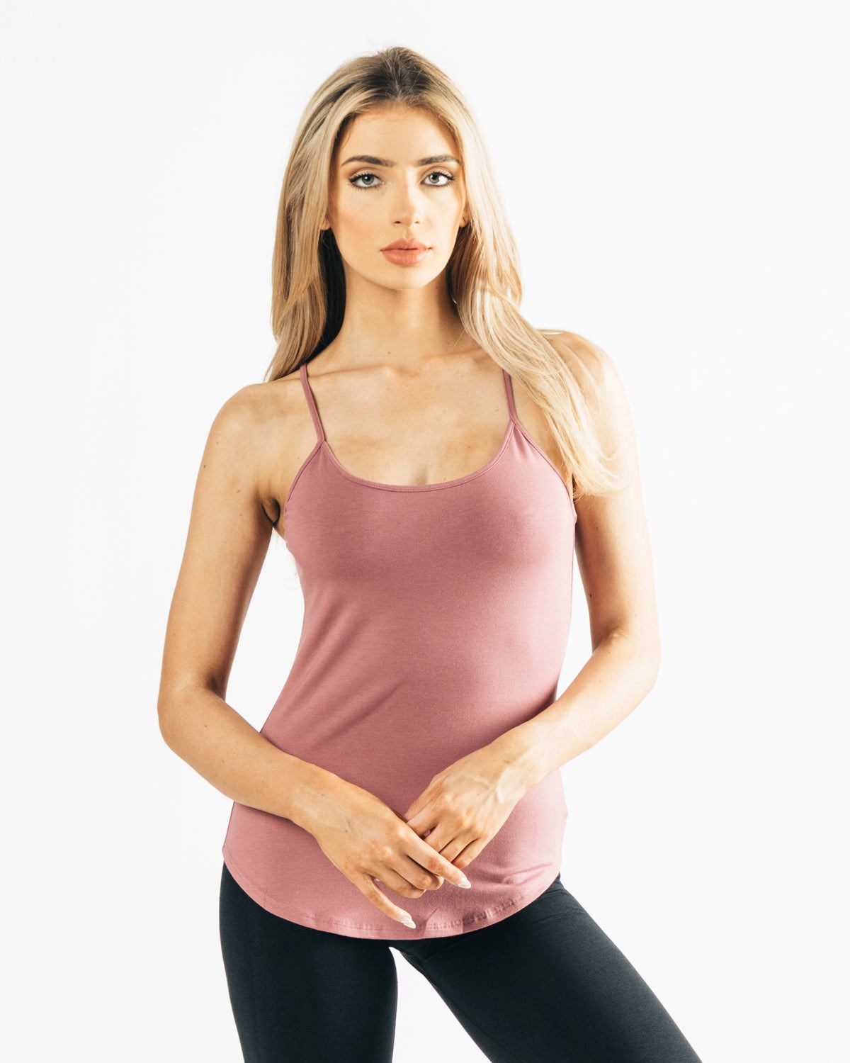 Cranberry Ice Alphalete Full-Length Premium Tank | LNVAUY348