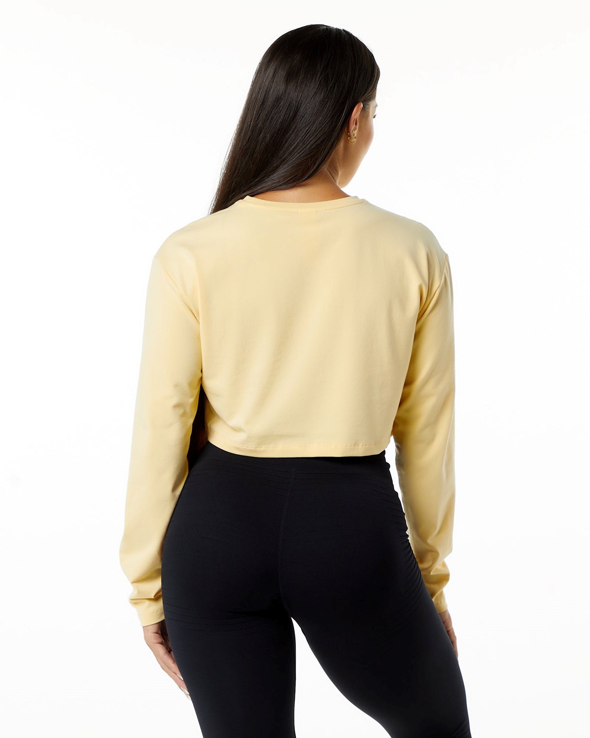 Daffodil Alphalete Oversized Performance Long Sleeve Crop | PRIOMB163