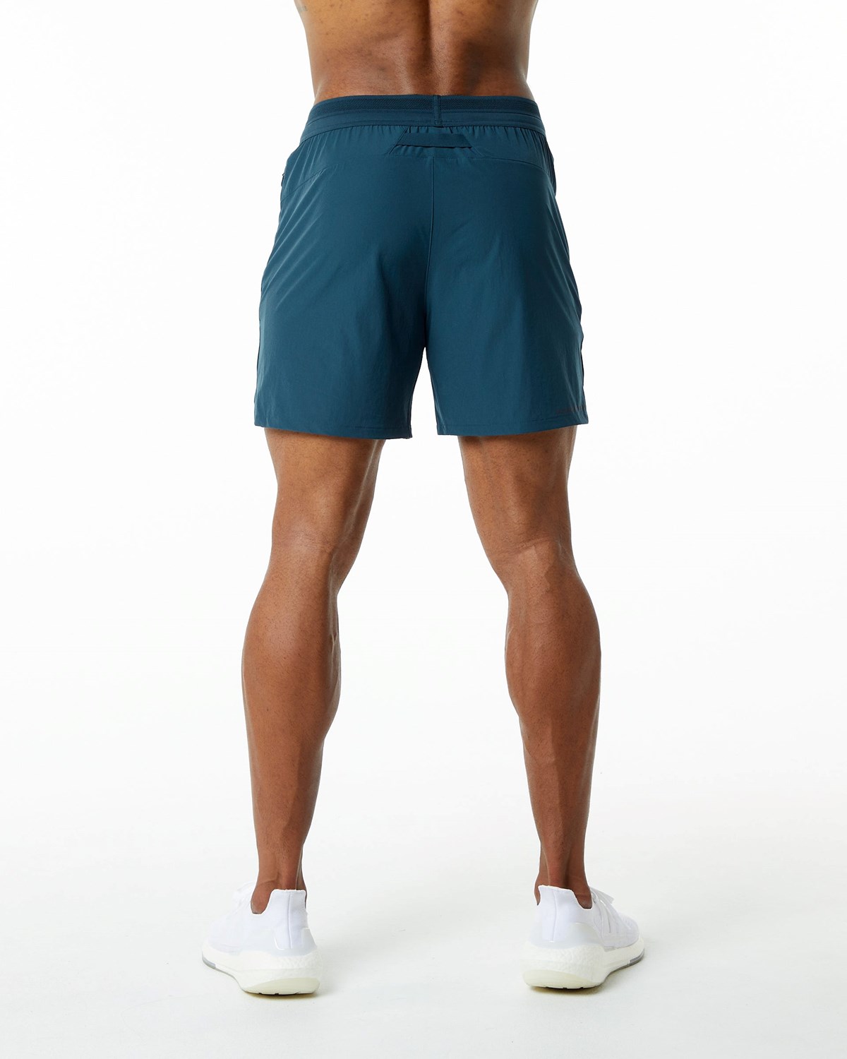 Dark Blue Alphalete Woven Training Short | YCKQTZ834