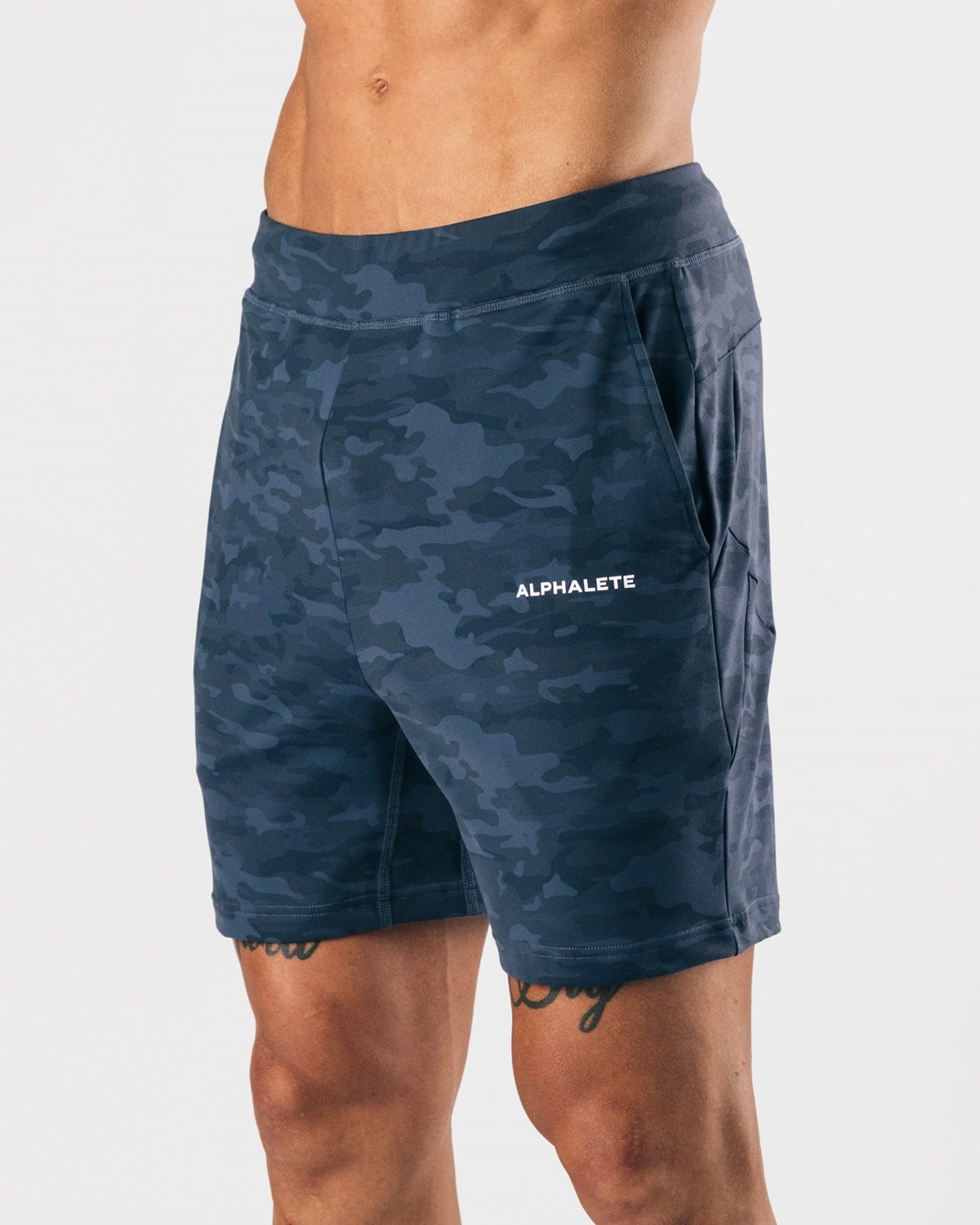 Dark Navy Camo Alphalete 4-Way Stretch 6