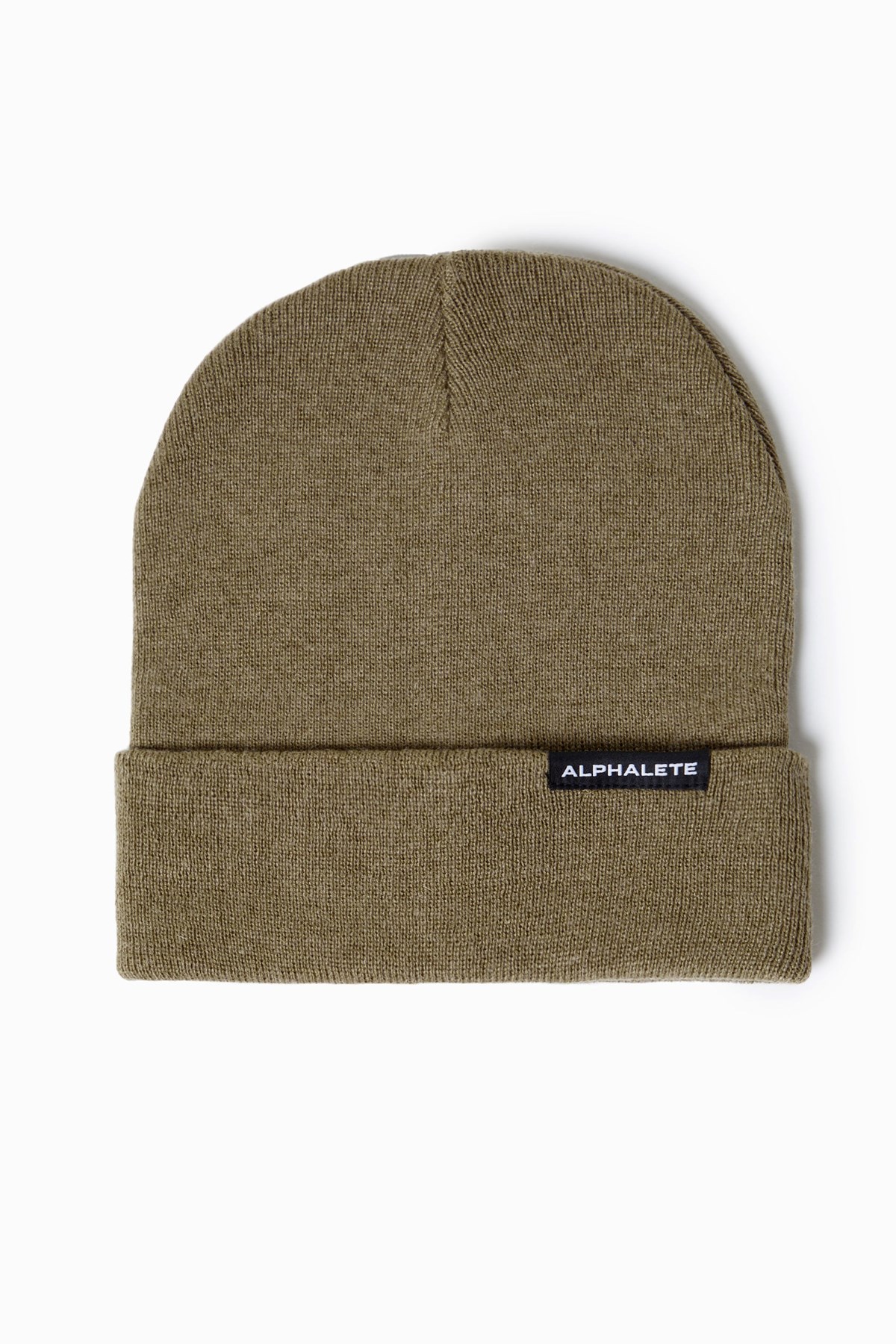 Dark Tan Alphalete Cotton Knit Beanie | GZXYMB104