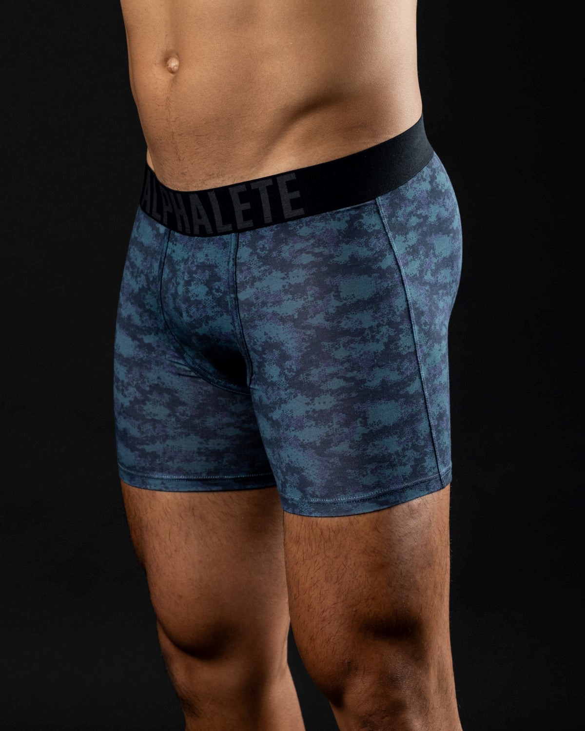 Dark Water Camo Alphalete Frictionless Modal Boxer Brief | BLQFCG709