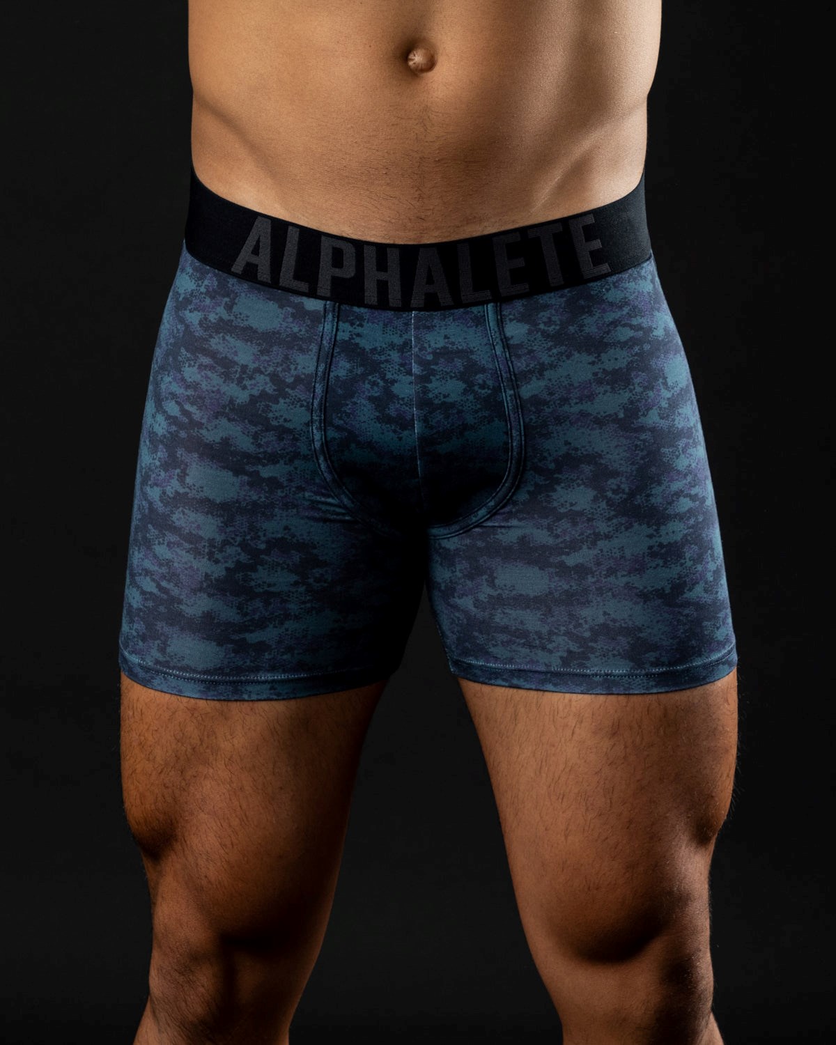 Dark Water Camo Alphalete Frictionless Modal Boxer Brief | BLQFCG709