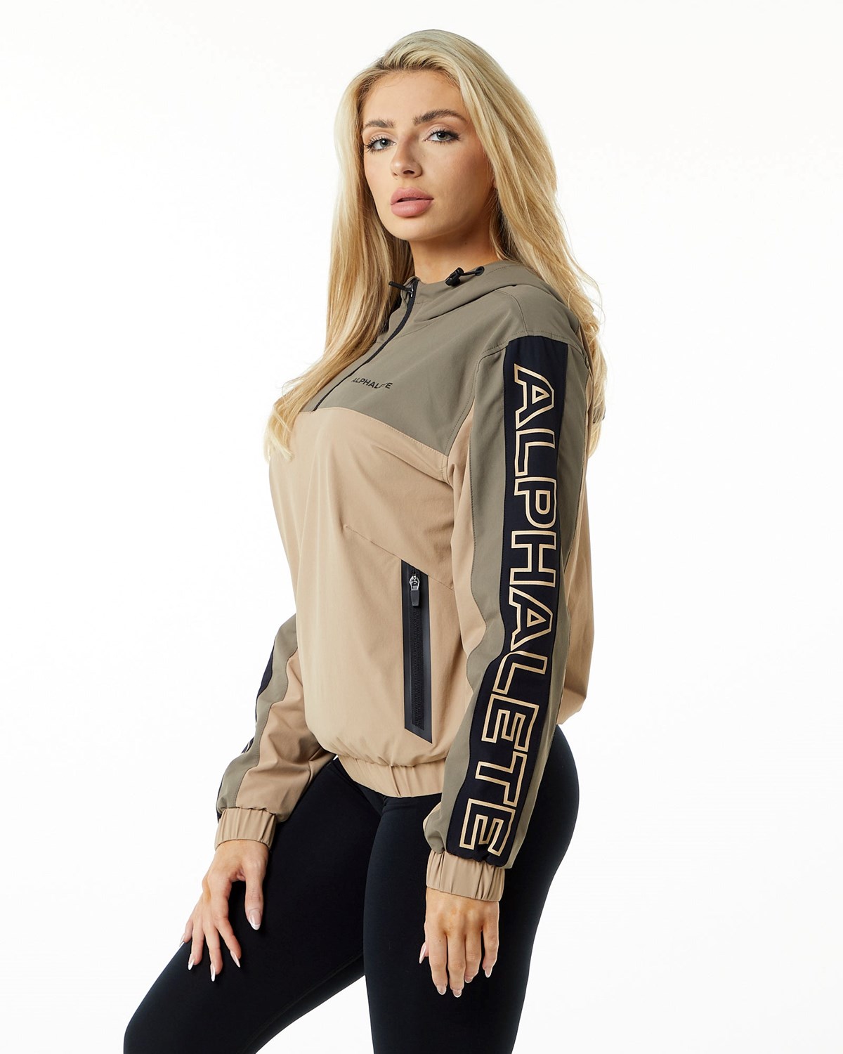 Desert Safari Alphalete Woven Performance Jacket | EXKRSH640