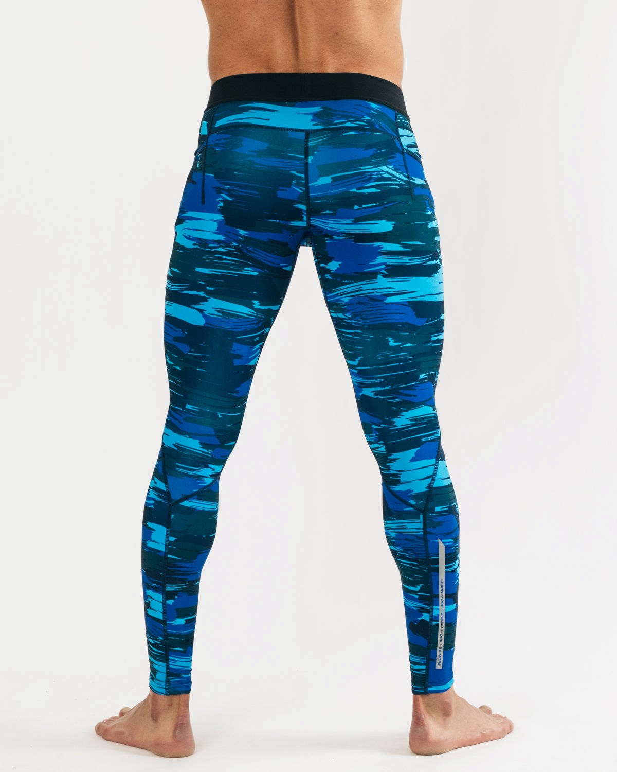 Electric Blue Camo Alphalete Performance High-Compression Training Tight | LVDSTO849