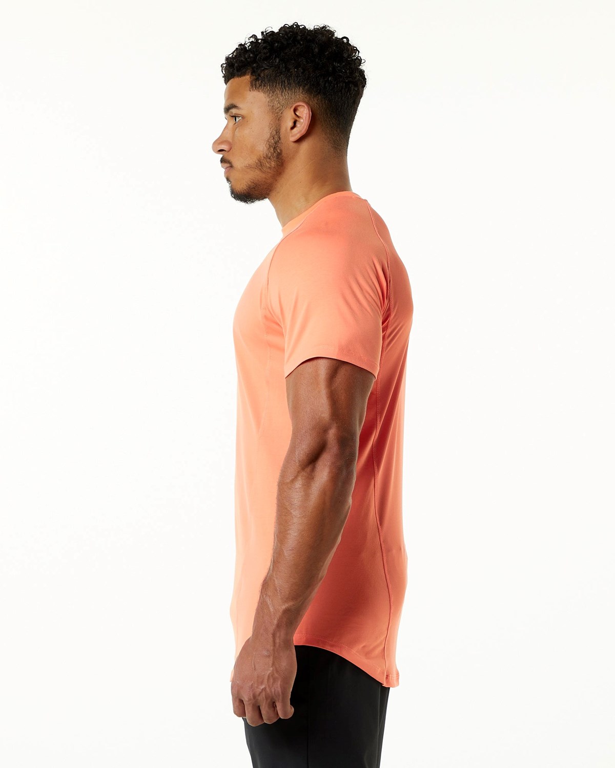 Electric Peach Alphalete High Performance Tee | OPCFXM923