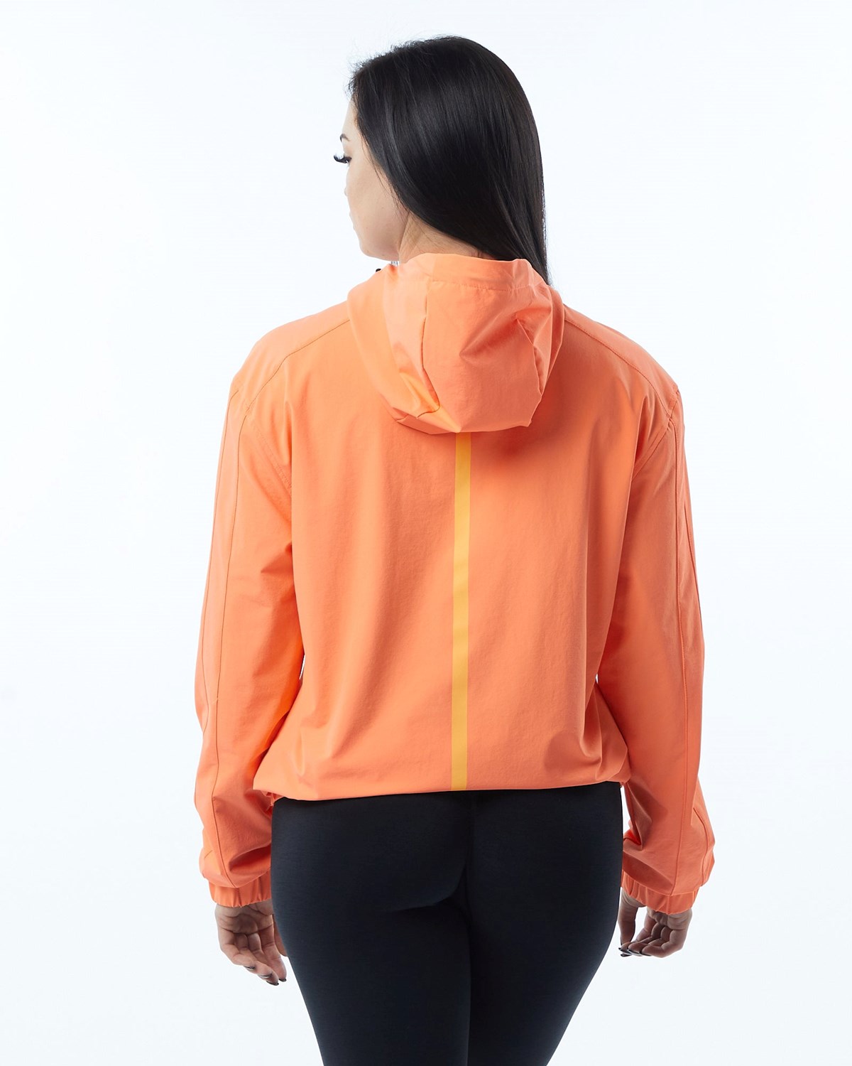 Electric Peach Alphalete Woven Performance Jacket | HURQYJ534