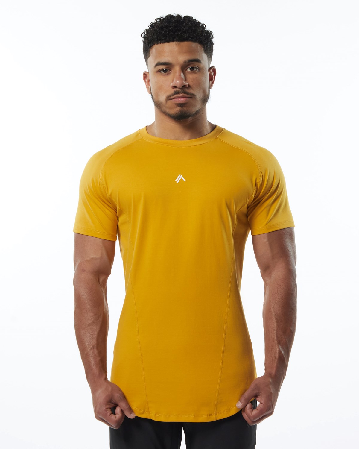 Exotic Yellow Alphalete High Performance Tee | SHLENA102