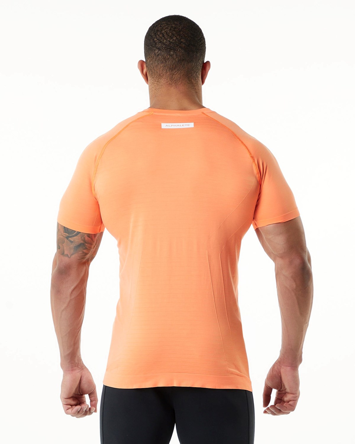 Faded Day Tripper Alphalete High Performance Seamless Short Sleeve Tee | DRESWL168