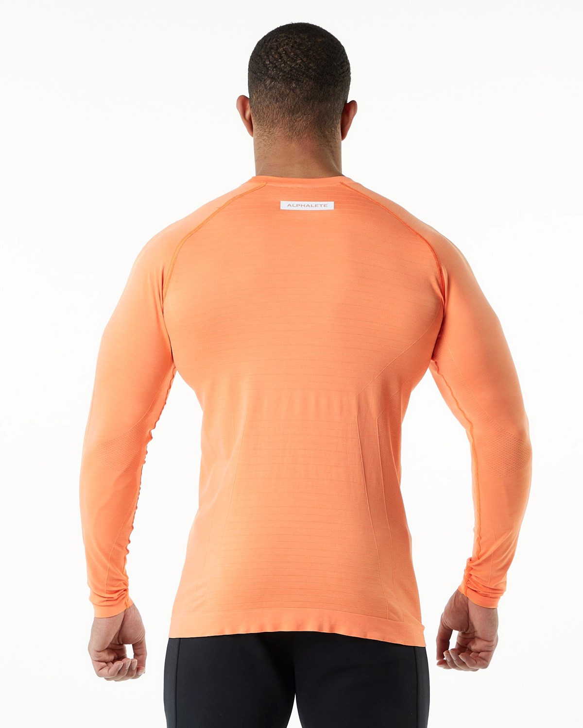 Faded Day Tripper Alphalete High Performance Seamless Long Sleeve Tee | SANBVG931