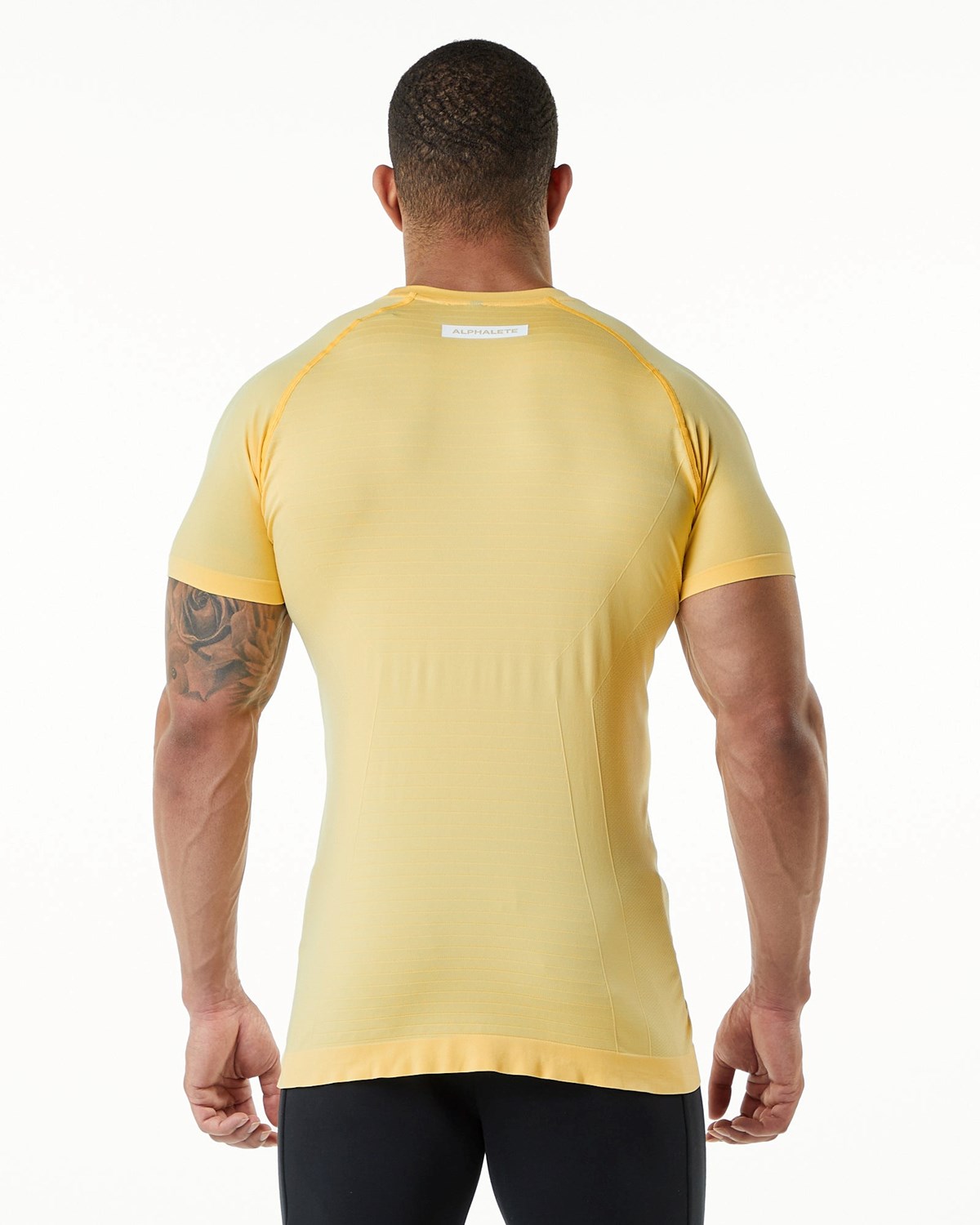 Faded Honey Alphalete High Performance Seamless Short Sleeve Tee | LCAWDO752