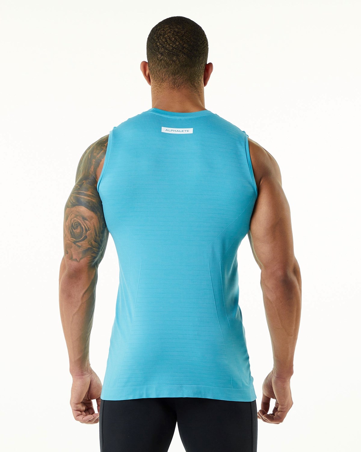 Faded Ocean Alphalete High Performance Seamless Tank | SDKYRO463