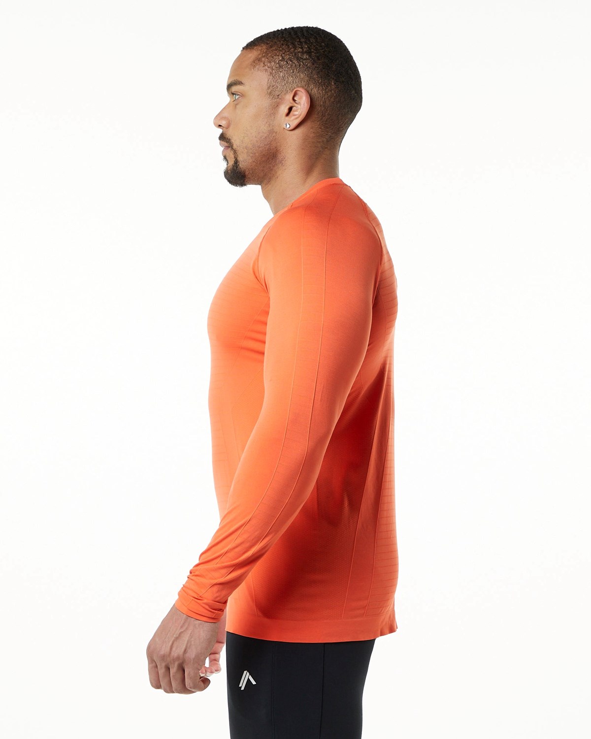 Faded Strawberry Alphalete High Performance Seamless Long Sleeve Tee | DOEMQW925