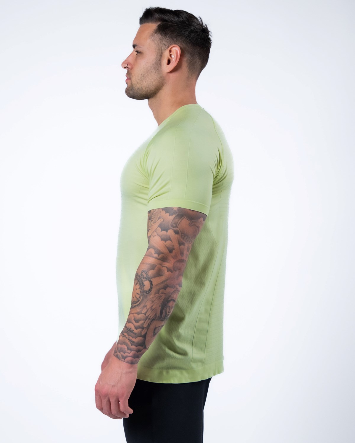 Frozen Spring Alphalete High Performance Seamless Short Sleeve Tee | IUGPON214