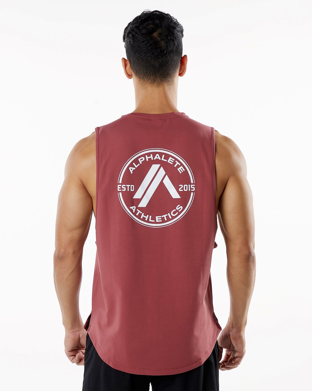 Gingerbread Alphalete Fitted Performance Tank | XDJRMA456