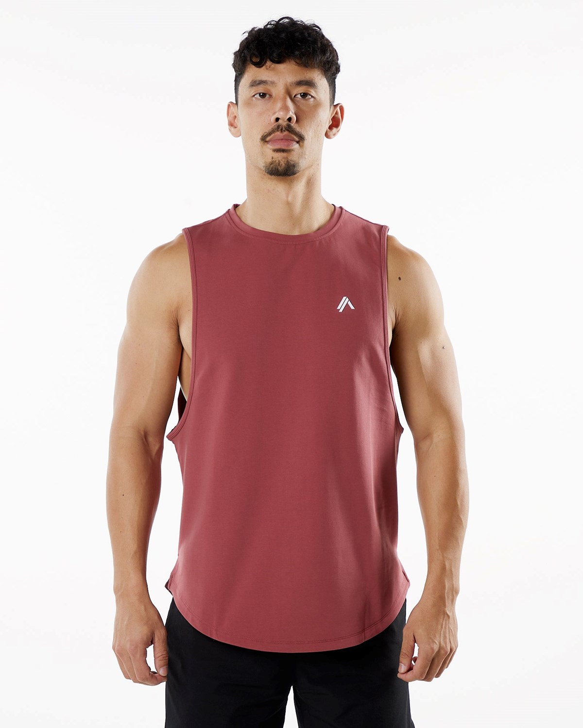 Gingerbread Alphalete Fitted Performance Tank | XDJRMA456