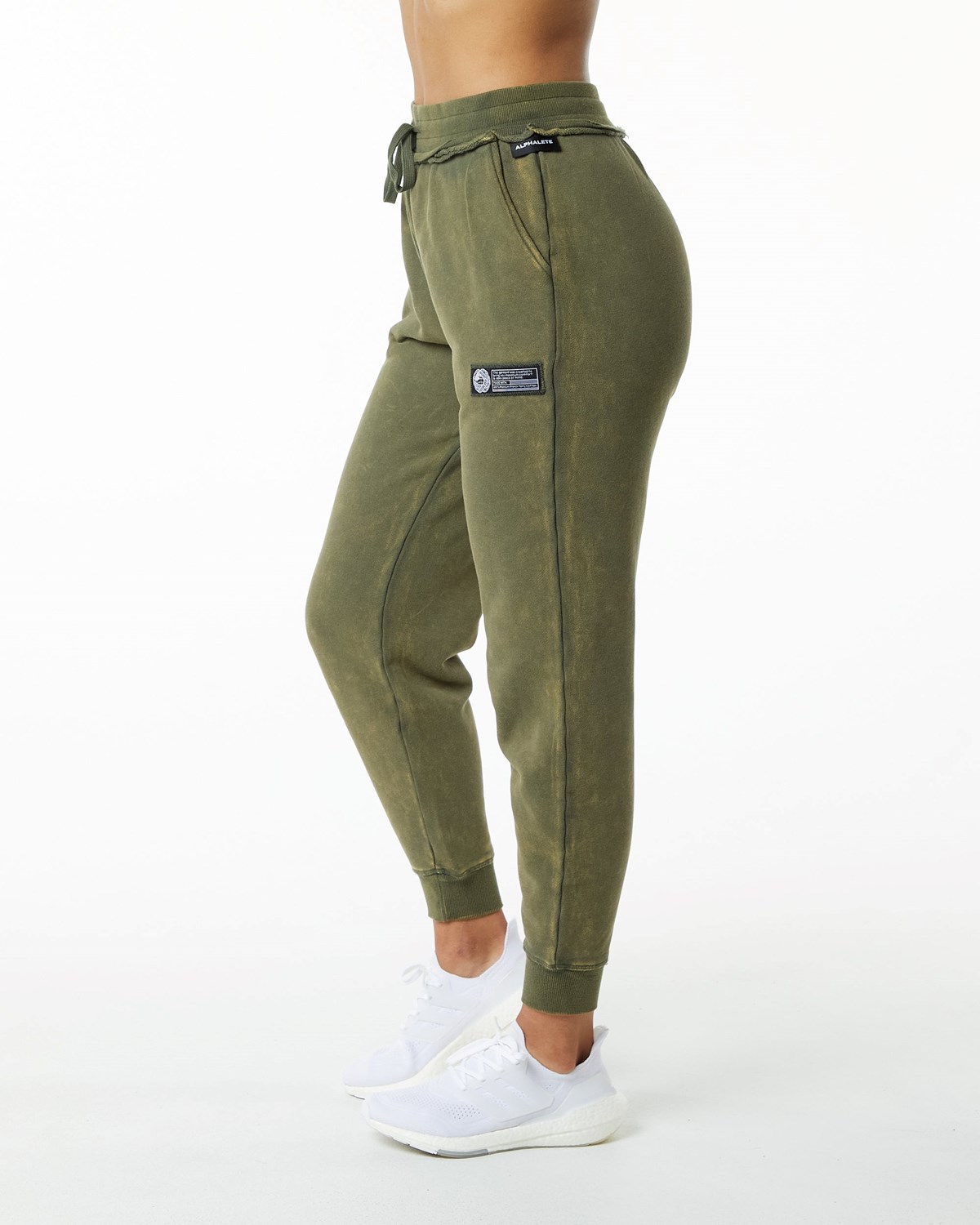 Green Aventurine Alphalete Heavyweight Washed Terry Jogger | EQUJSH502