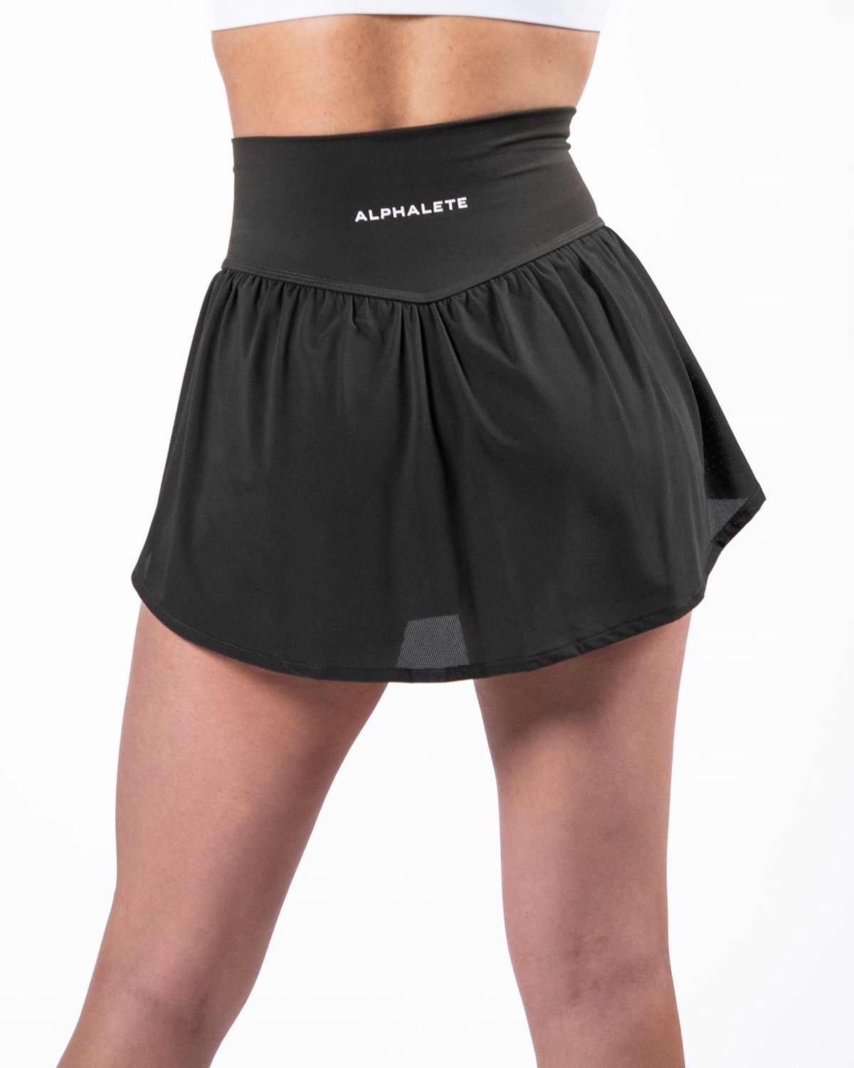 Grey Alphalete 4-Way Stretch Skirt | PXRVUJ142