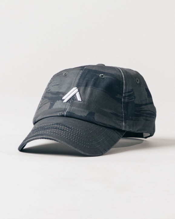 Grey Camo Alphalete Adjustable Cap | KMEAGB390