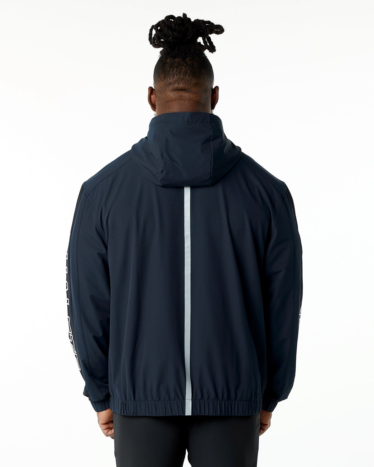 Harbor Navy Alphalete Woven Performance Jacket | CBKJGE682