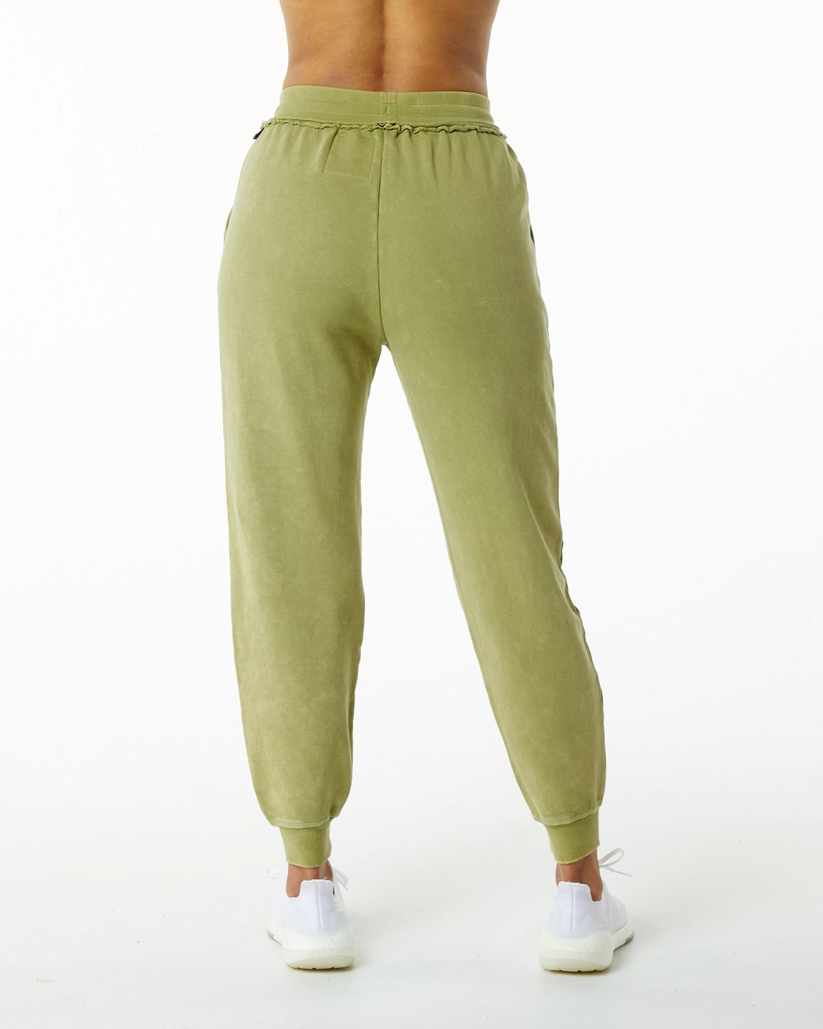 Jade Green Alphalete Heavyweight Washed Terry Jogger | HQEDXN362