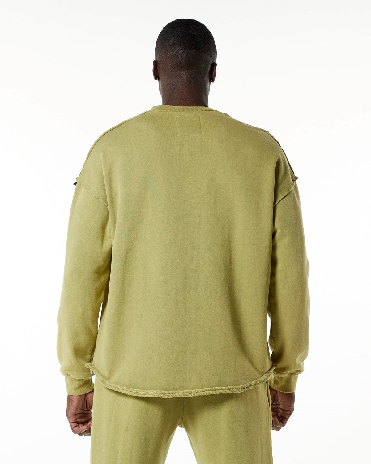 Jade Green Alphalete Heavyweight Washed Terry Pullover | JOCVAD081