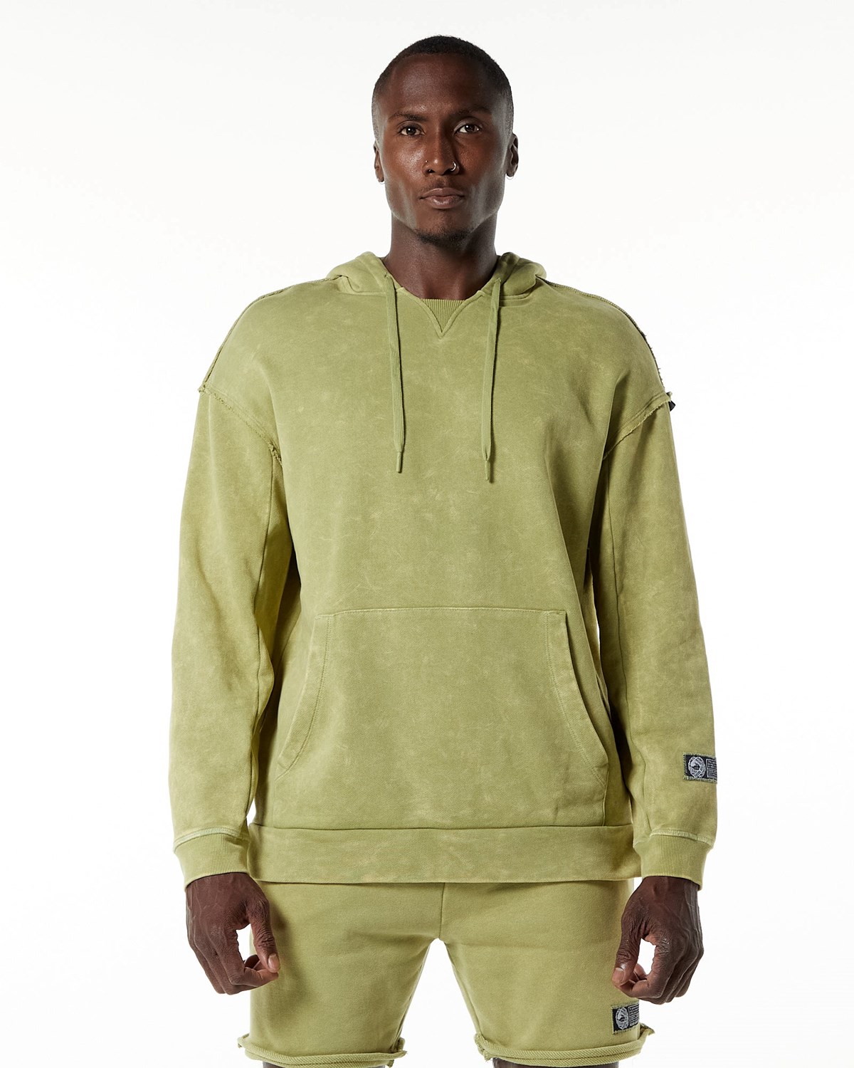 Jade Green Alphalete Heavyweight Washed Terry Hoodie | OFPWSA819