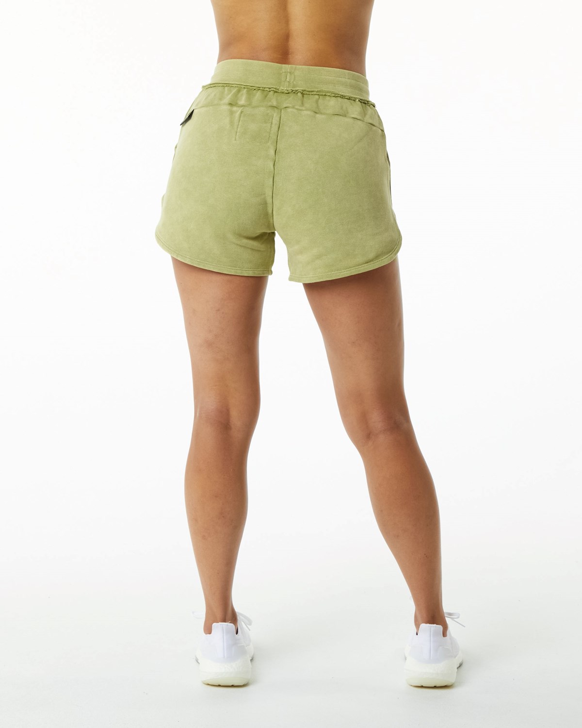 Jade Green Alphalete Heavyweight Washed Terry Short | QAUTIP498