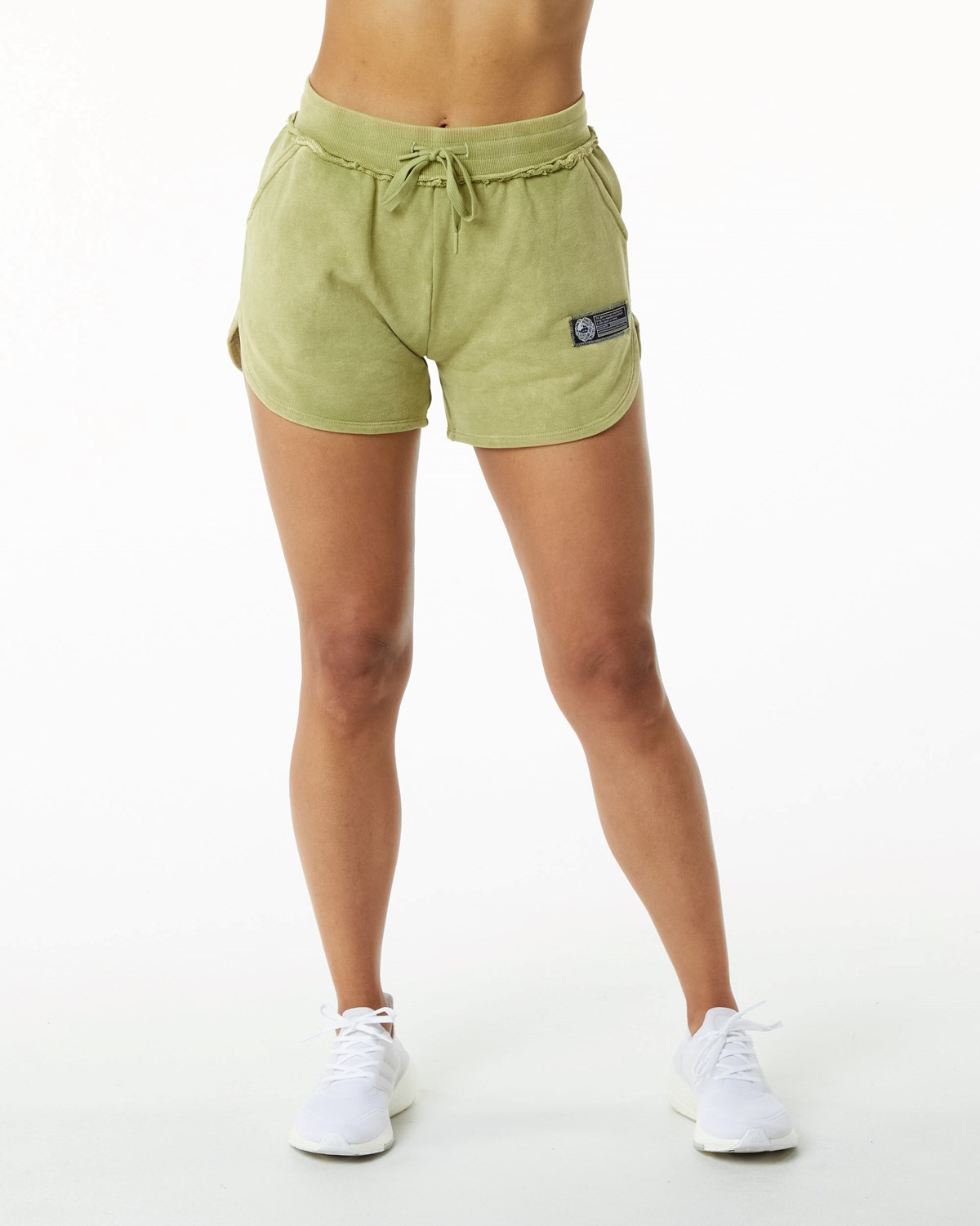 Jade Green Alphalete Heavyweight Washed Terry Short | QAUTIP498