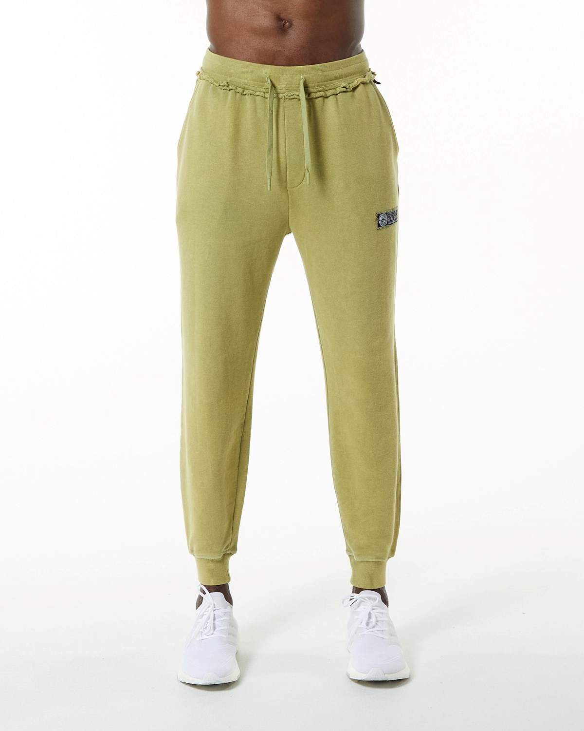 Jade Green Alphalete Heavyweight Washed Terry Jogger | VOGKWJ275