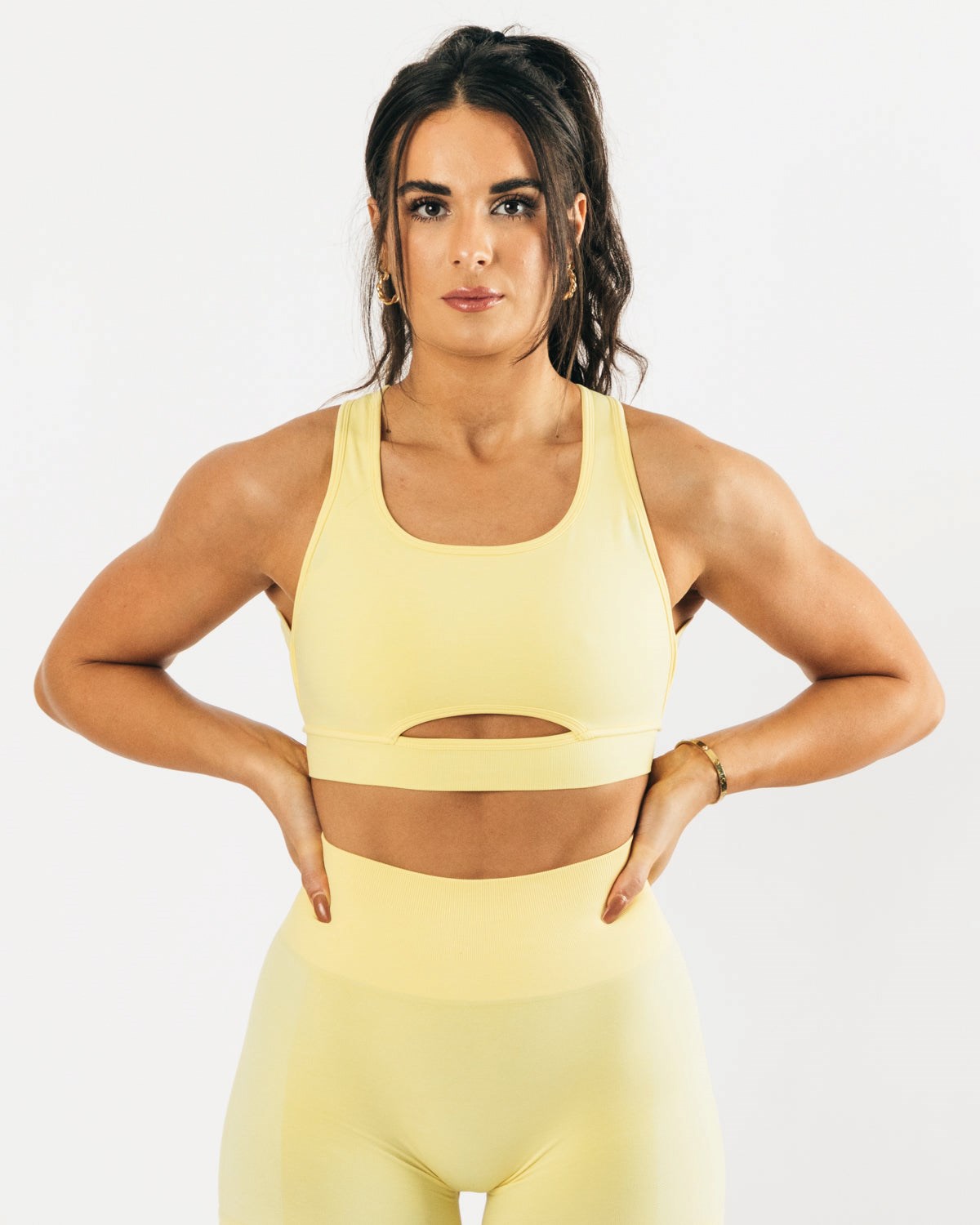 Lemonade Alphalete High-Impact Seamless Sports Bra | CAQKDY504