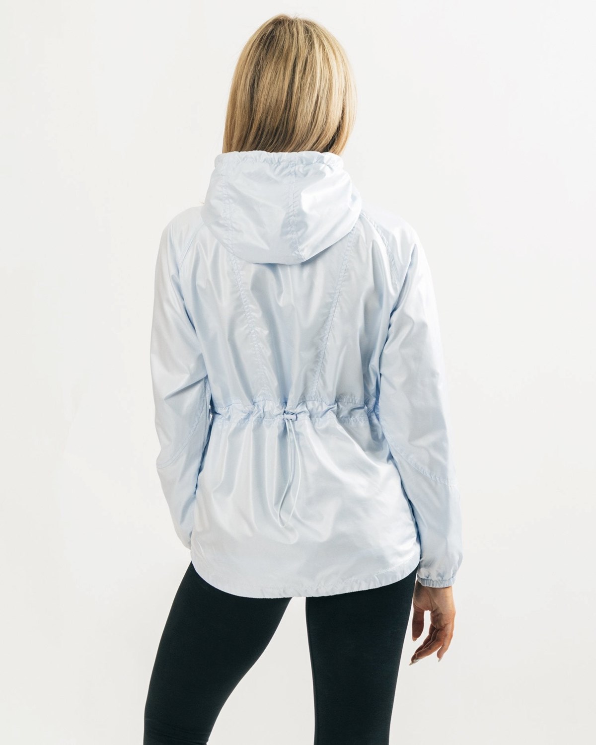 Light Blue Alphalete Woven Performance Jacket | DEGKNT196