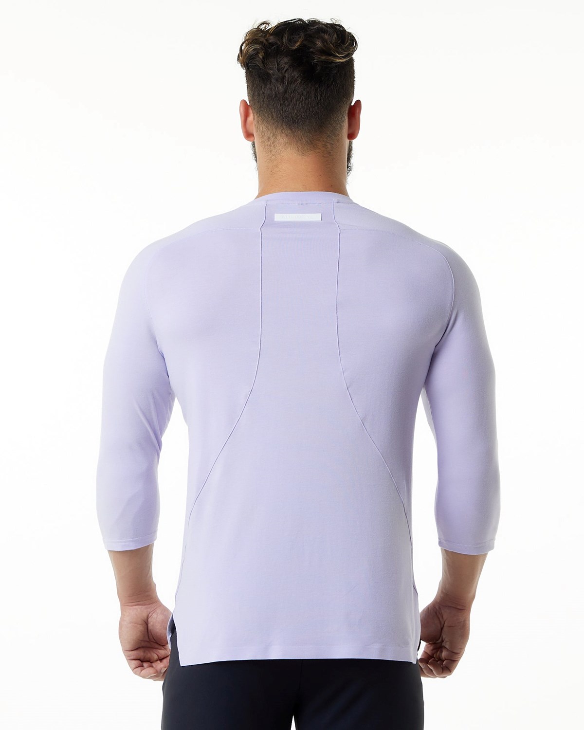 Lilac Haze Alphalete Premium 3/4 Sleeve Tee | STBJLM581