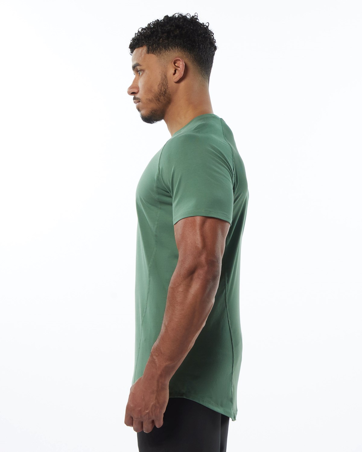 Luxury Green Alphalete High Performance Tee | YBPQKJ570