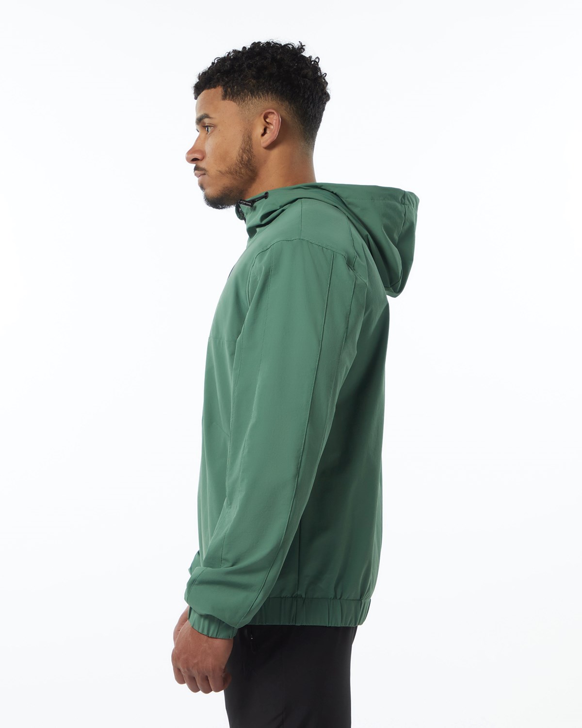 Luxury Green Alphalete Woven Performance Jacket | HWPZEB196